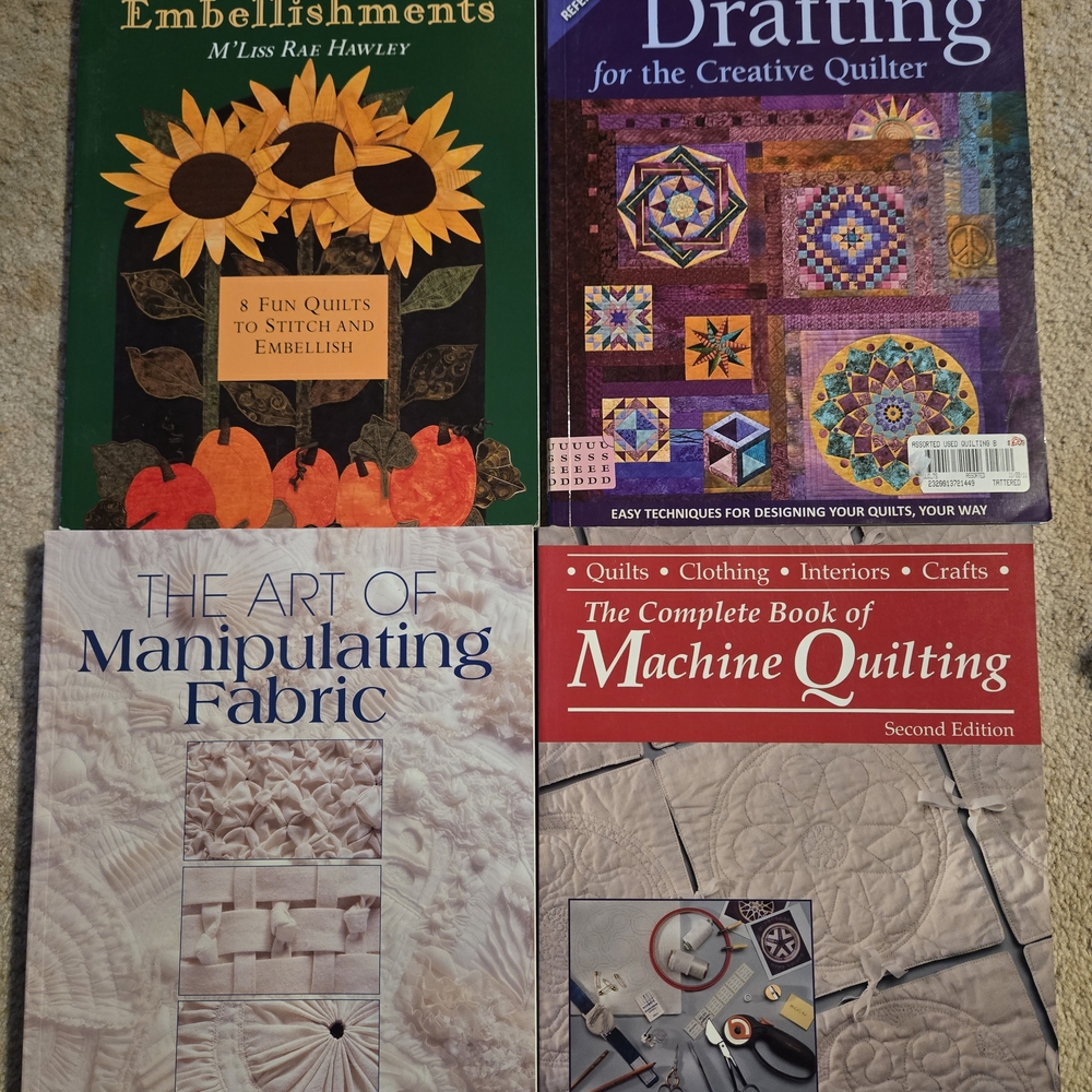 Quilting and Fabric Craft Book Set 4 Books In Excellent Condition